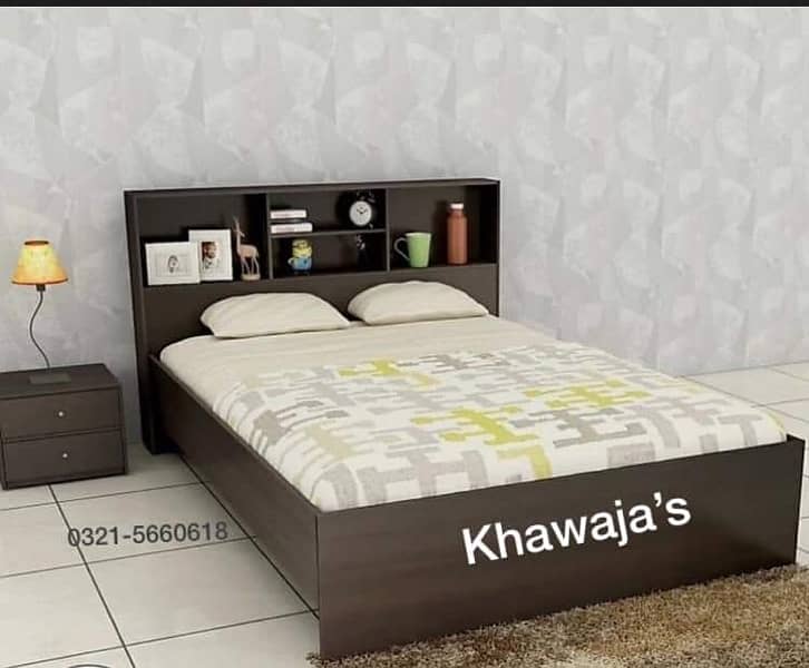 Bed with Dressing ( khawaja’s interior Fix price workshop Rawalpindi 19