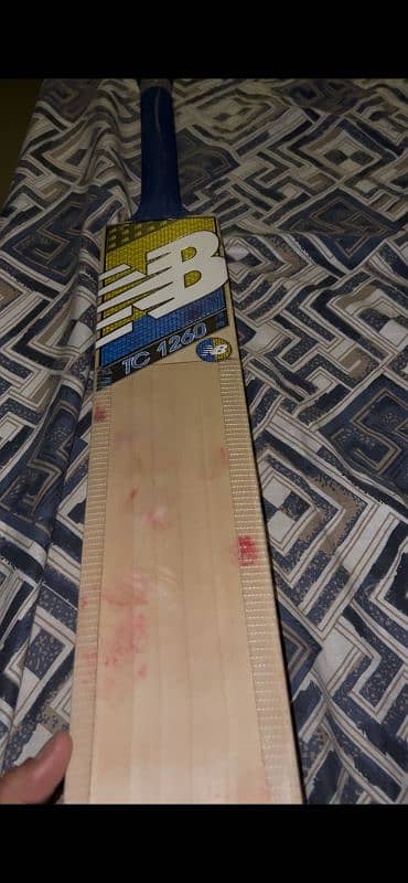 English willow hard ball bat only 4  5 times used in nets 2