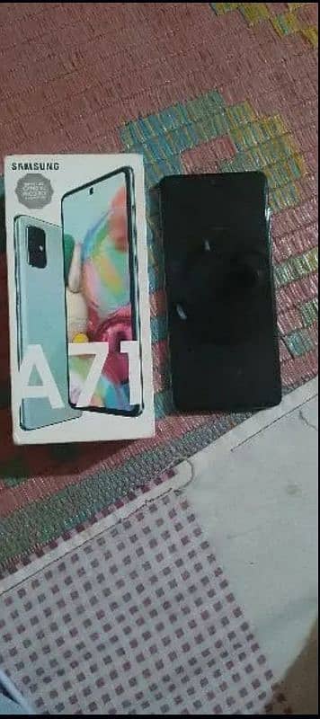 Samsung A71 8/128 pta ofical approved with Box 1