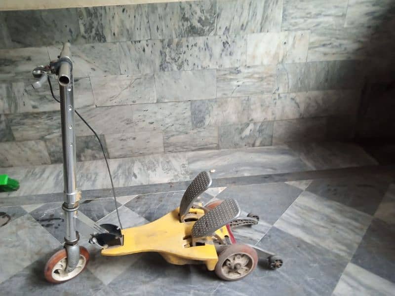 kids 3 wheel scooty with padel's imported h 0