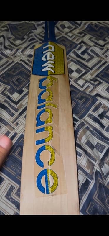 English willow hard ball bat only 4  5 times used in nets 2