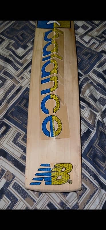 English willow hard ball bat only 4  5 times used in nets 5