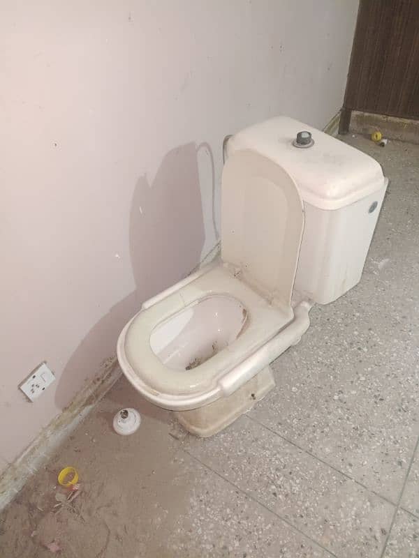 bathroom sink and English toilet. . 5k each 2