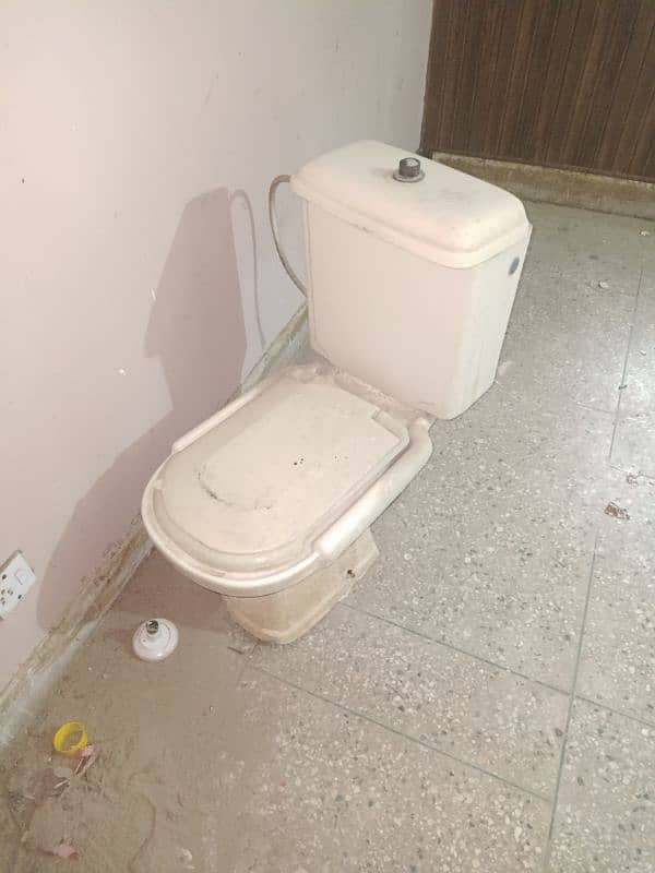 bathroom sink and English toilet. . 5k each 4