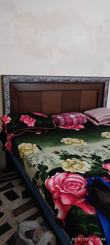 bed set with dressing. . 1