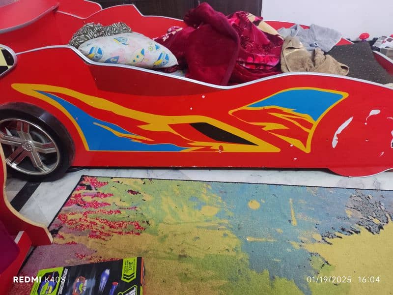 Kids car bed for sale 2