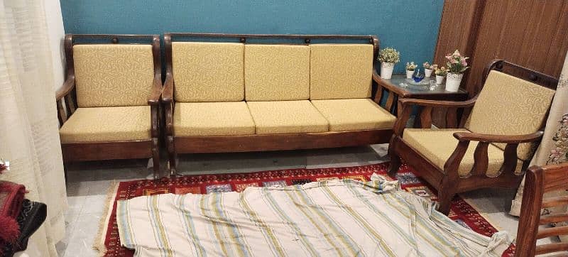 Sale 5 Seater Sofa Set Wood 2