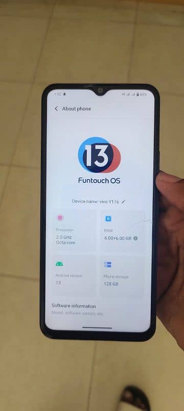 Vivo Y17s full box (6+6 128 Gb) 6