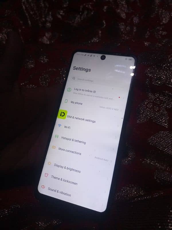 Infinix zero X neo urgent sale 8gb 128gb 4