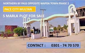 5 Marla Plot for Sale at Pace City Multan