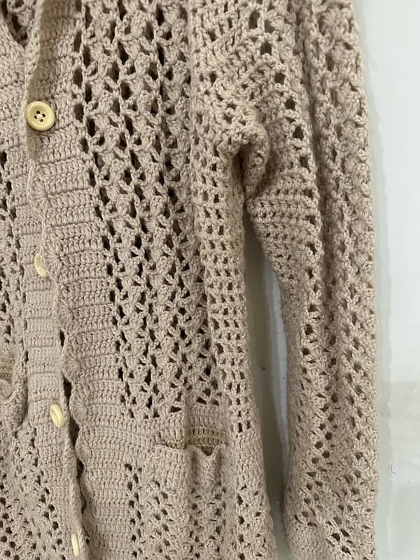 crochet wool coat 1