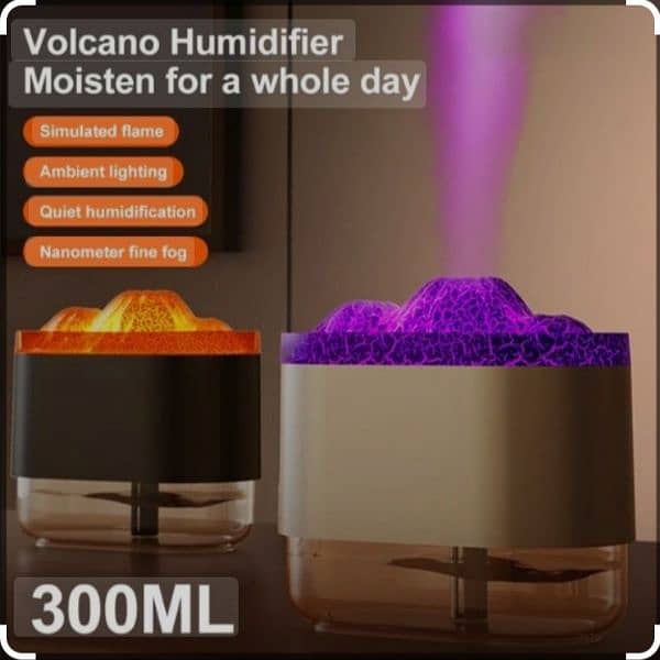 Buy Mini Humidifier Crack Volcano Humidifier With Free Essential Oil 1