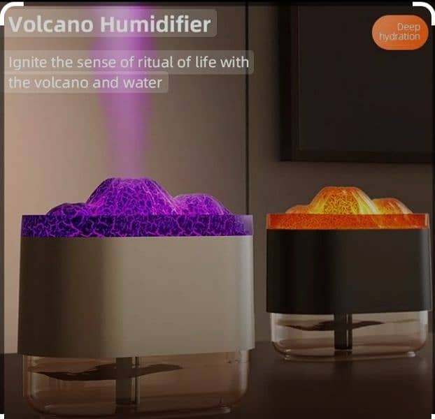 Buy Mini Humidifier Crack Volcano Humidifier With Free Essential Oil 2