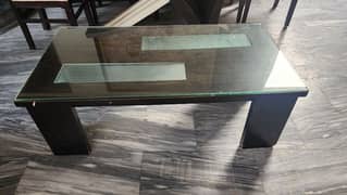 centre table with Glass top.