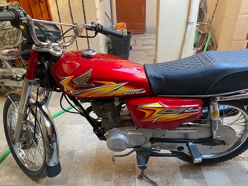 Honda CG 125 Excellent Condition 2021 Karachi number 4