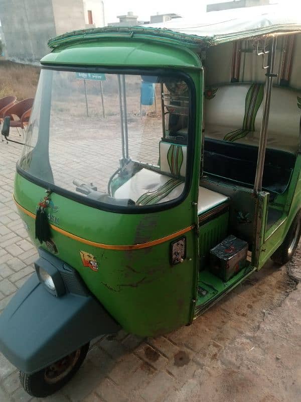 New Asia auto Rikshaw , 3 seater green color 6