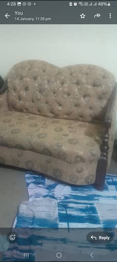 Sofa set with table