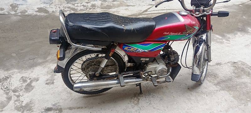 honda CD 70 2018 model condition theak ha 2