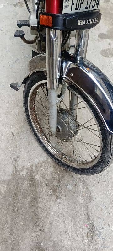 honda CD 70 2018 model condition theak ha 4