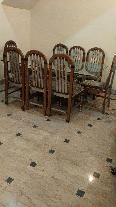 8 chairs Dining Table urgent sale , 0