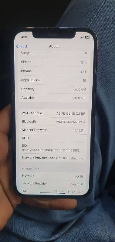 iphone 12 pro 256gb 90battery health 6