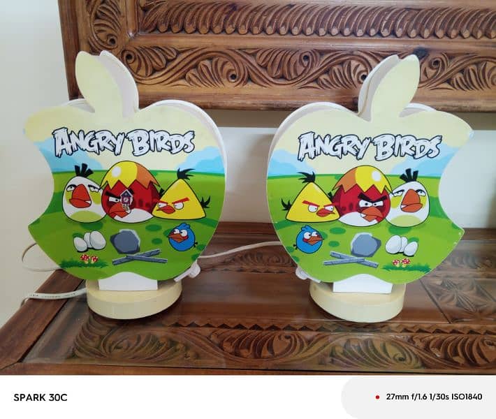 Side Table Lamps - Angry Birds 0