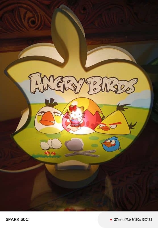 Side Table Lamps - Angry Birds 1