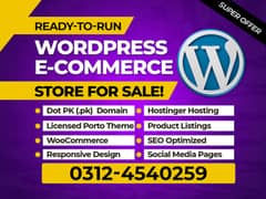 Complete WordPress E-Commerce Store for Sale