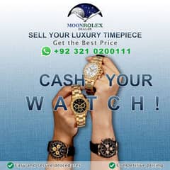 Get Cash / Rolex Cartier Omega Hublot Chopard Breitling Rado Tag Heuer