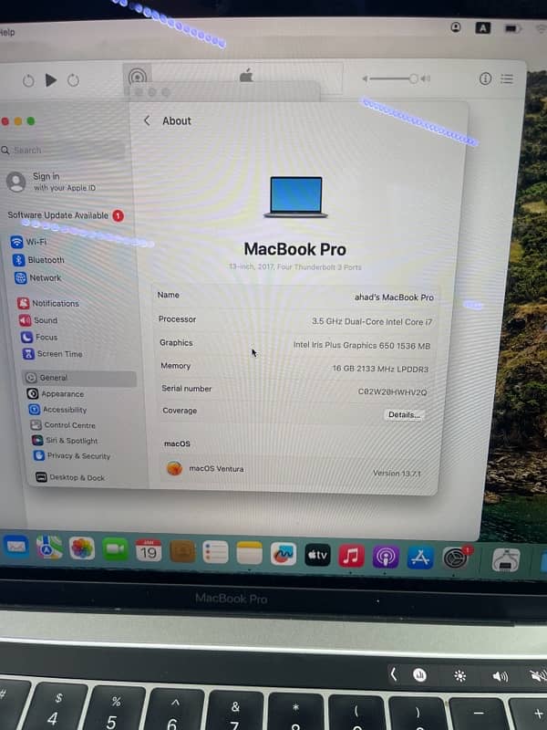 MAC BOOK PRO 2017 3