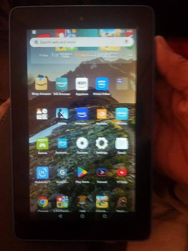 Amazon Fire Tablet 2/16 10/10 condition Tablet 100% battery time 1