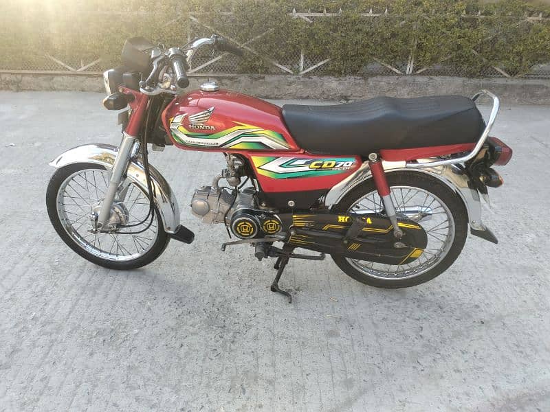 Honda CD70 model 2023 Rawalpindi number 8