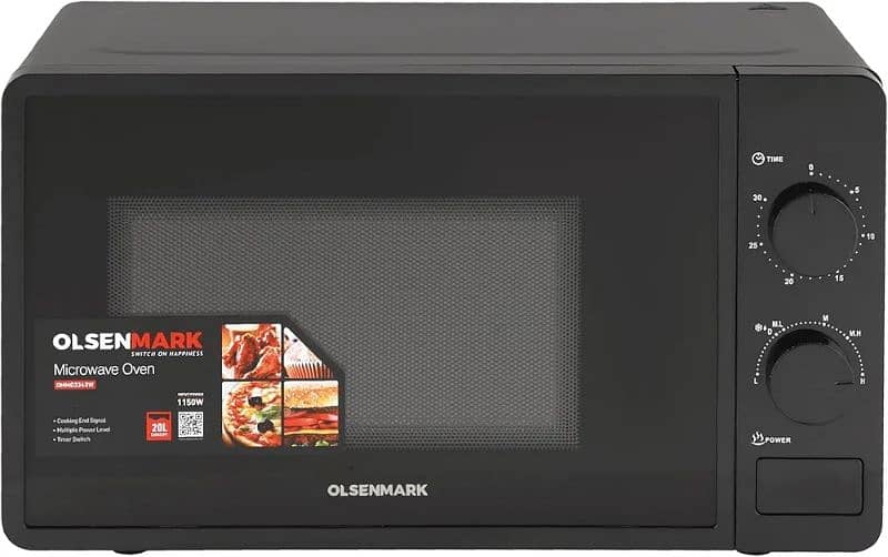 Olsenmark OMMO2343 Manual Microwave Oven, 20L Capacity, 700W 6