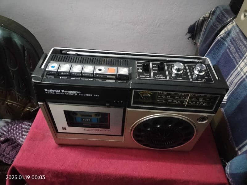 National Panasonic Radio Tape Recorder RQ 543 2