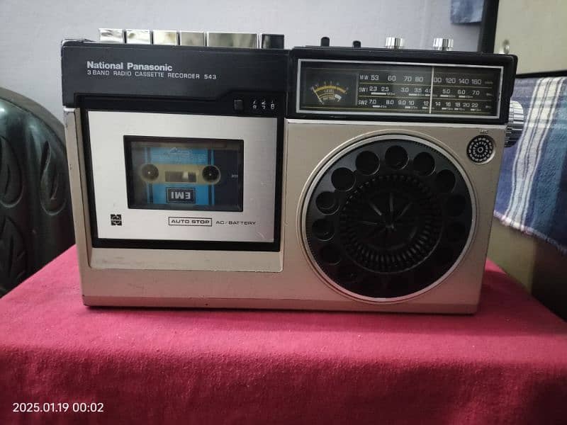 National Panasonic Radio Tape Recorder RQ 543 3