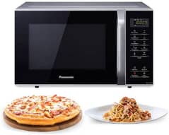 Panasonic NN-ST34HMYPQ Solo Microwave Oven, 25 L,Black/Silver