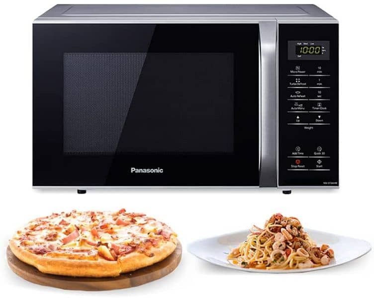 Panasonic NN-ST34HMYPQ Solo Microwave Oven, 25 L,Black/Silver 0