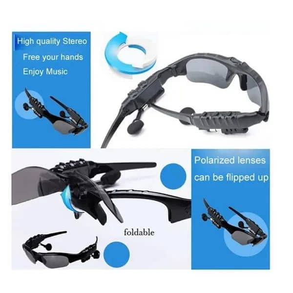 Bluetooth Sun Glasses With Headphones Connect With Mobile And Talk 1