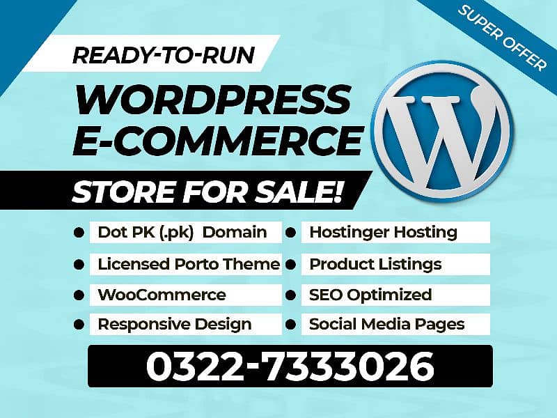 Read to run an e-commerce store available for sale 0