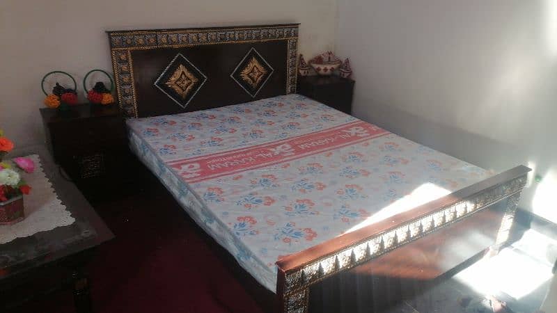 dubbel bed set with matress 5