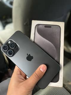 iphone 15pro max 256 complete box 10/10 waterpake…