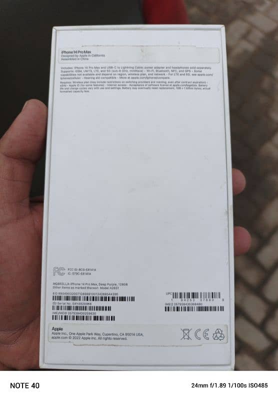 Iphone 14 pro max 87 health 128 gb pta approved 1