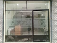 Brand New Shop Front Glass Structure & Door