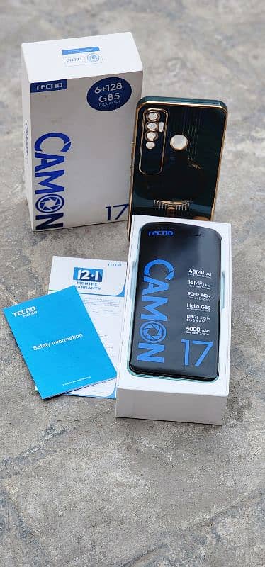 Tecno Camon 17 With Box 0