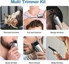 Rechargeable T9 Trimmer Dragon Style Metal Body for Men & Women 2