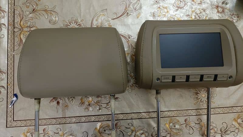 head rest LCD slightly used. 2