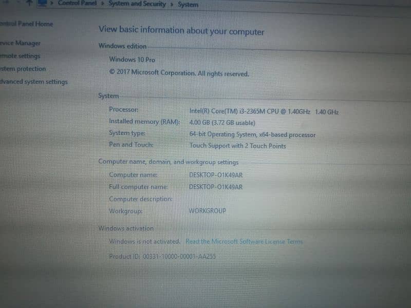 lenovo brand core i3 2nd generation 6