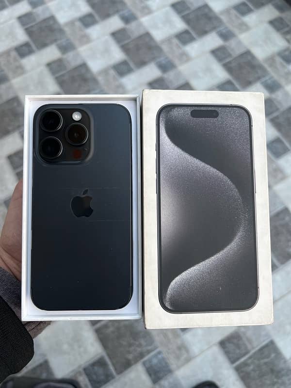 iphone 15 pro Black titanium 1