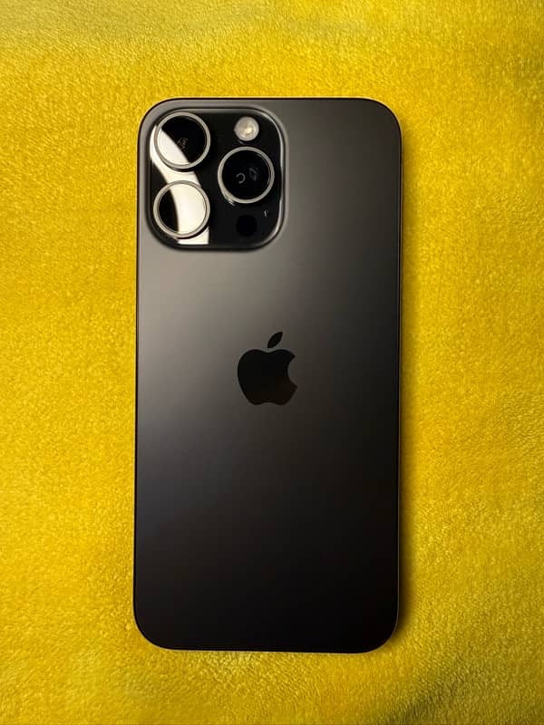 iPhone 15 Pro Max | Black Titanium | PTA Approved Physical + ESIM 0