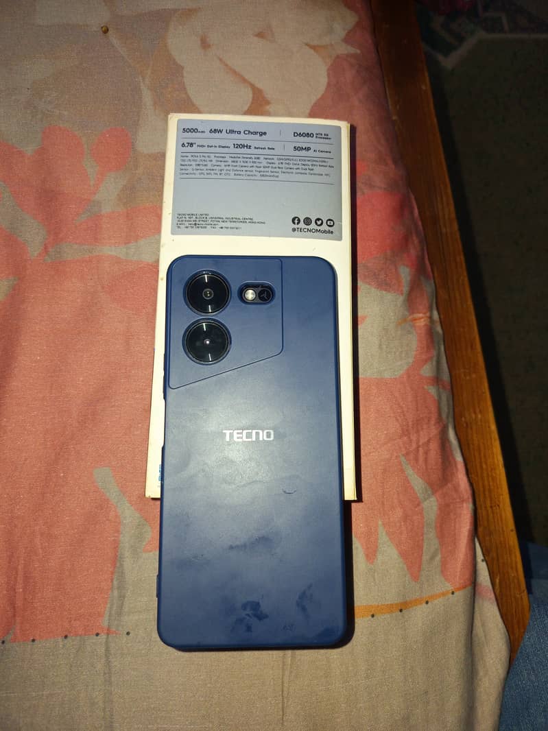 Tecno pova 5 pro  8gb 256 gb in  warranty 0